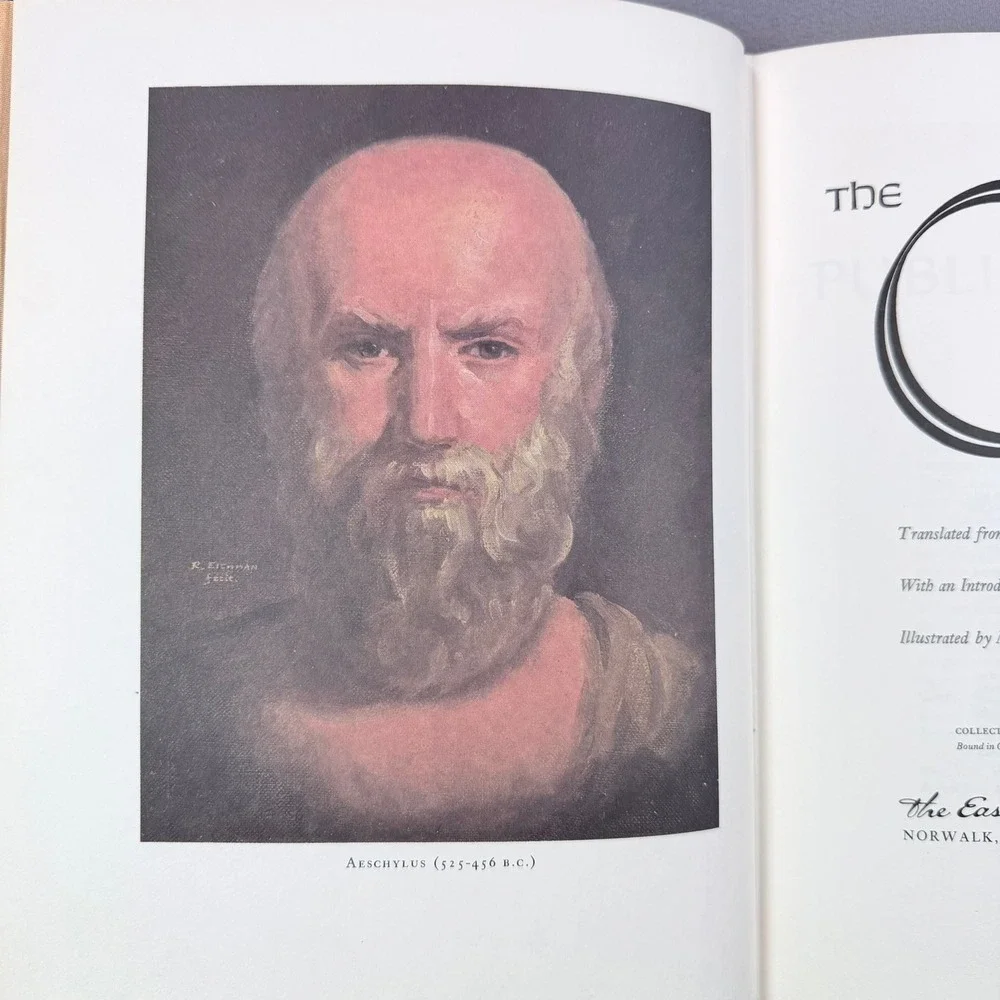 Aeschylus The Oresteia Leather Bound 1979 Easton Press Collector's Edition Drama